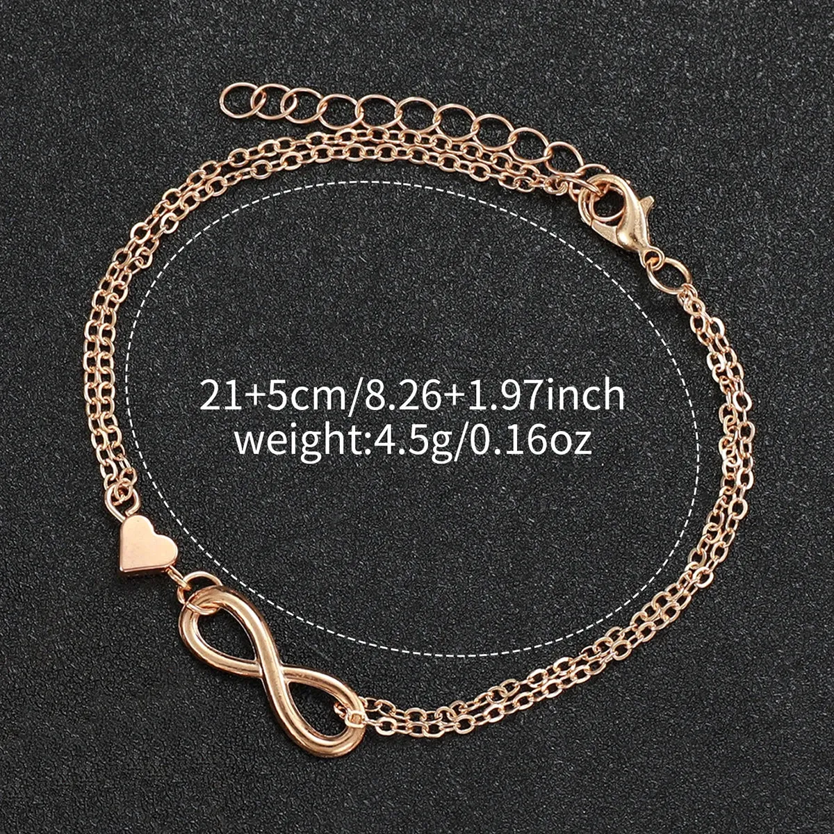 2 Piece Fashion Watch Bracelet Set for Women