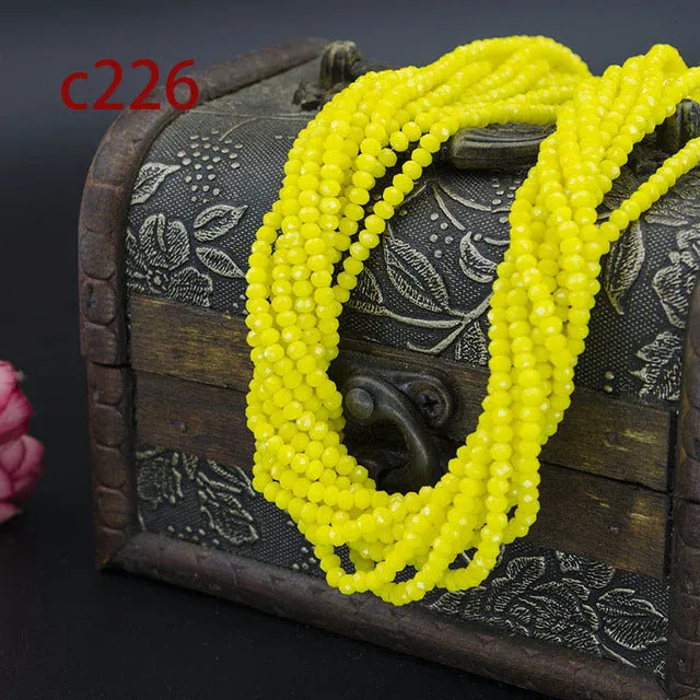 5A qaulity !!!3MM 145 piece/lot Bicone crystal beads Cut Faceted Round Glass Beads