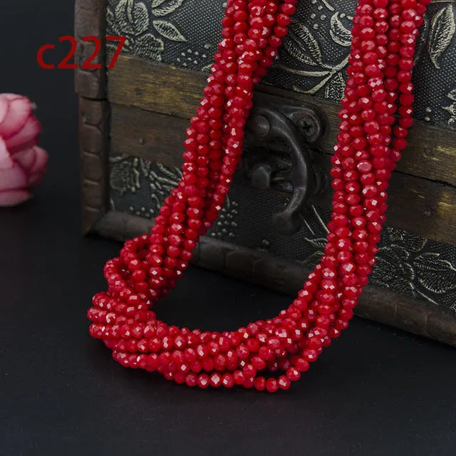 5A qaulity !!!3MM 145 piece/lot Bicone crystal beads Cut Faceted Round Glass Beads
