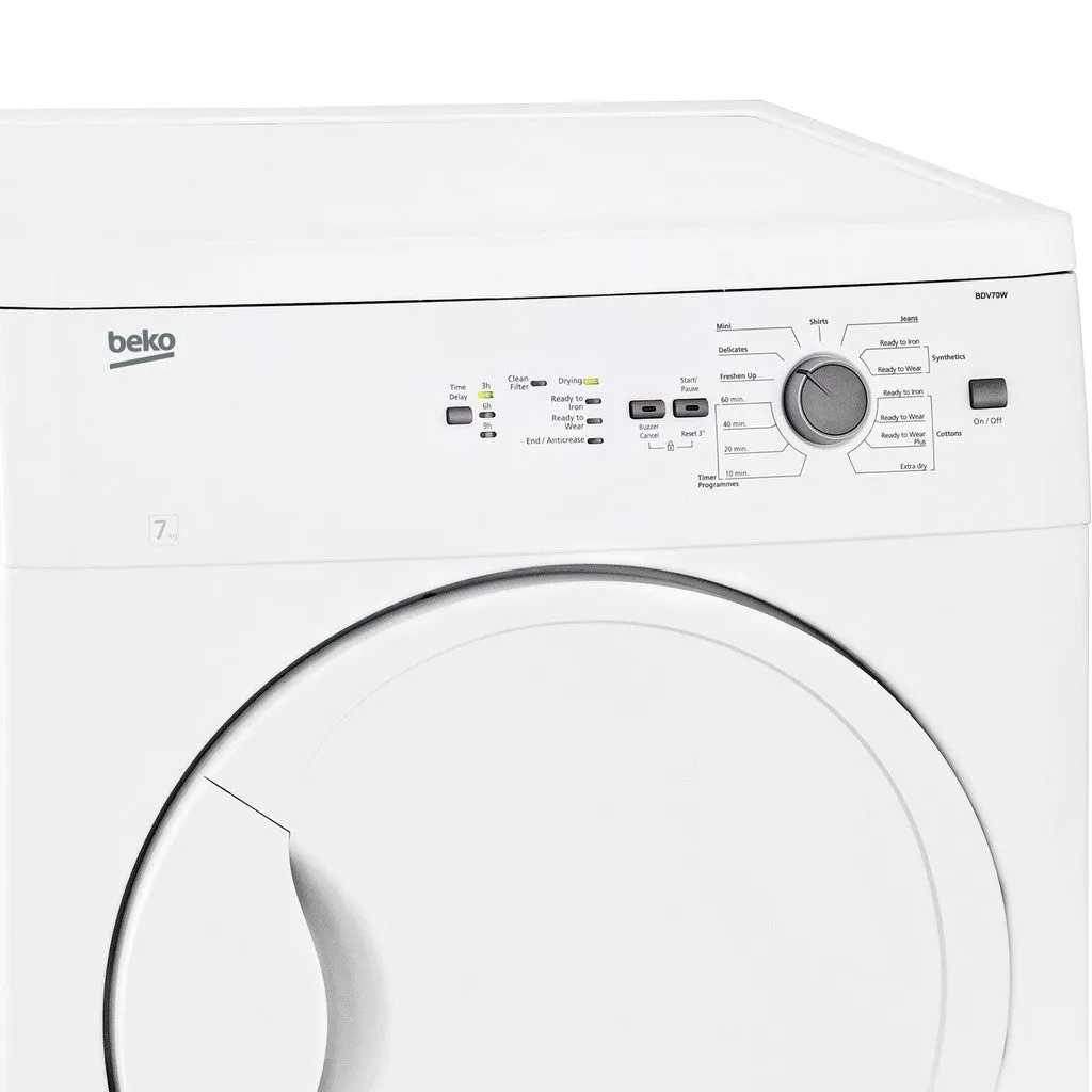 7kg Sensor Controlled Vented Dryer