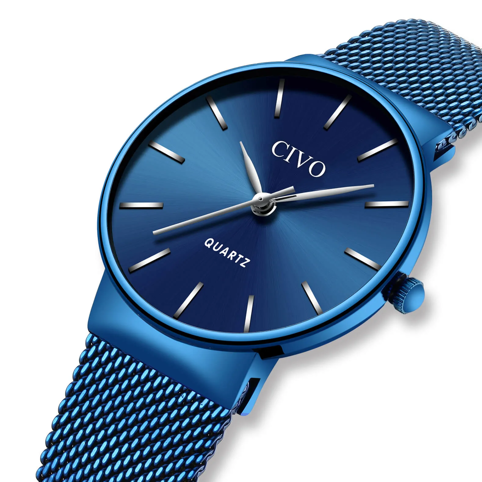 8068C | Quartz Women Watch | Mesh Band