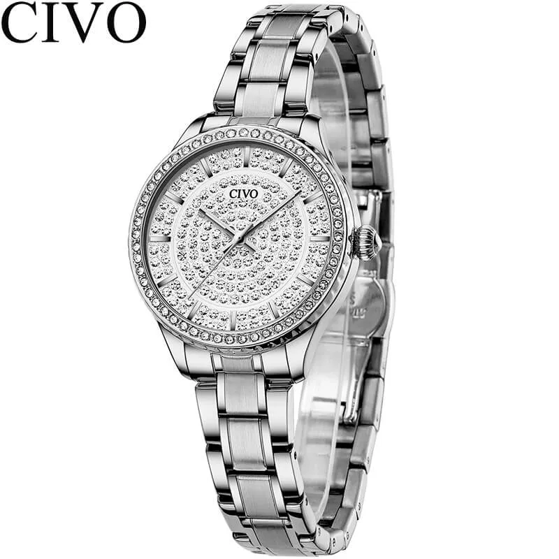8113C | Quartz Women Watch | Stainless steel Band