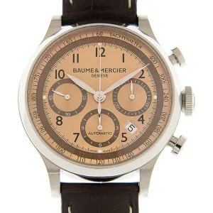 Baume et Mercier CAPELAND Brown Dial Unisex Watch M0A10045