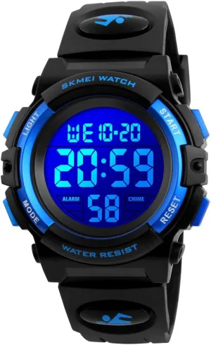 Boys Watch Digital Sports Waterproof Outdoor Kids Watches Alarm Clock 12/24 H Stopwatch Calendar 3-15 Year Old Boys Girls Wristwatch