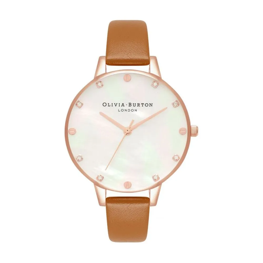 Brown Leather Leather Watch