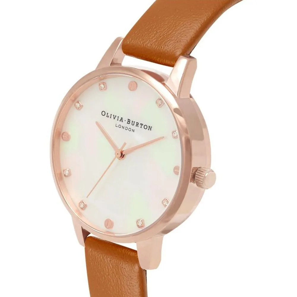 Brown Leather Leather Watch