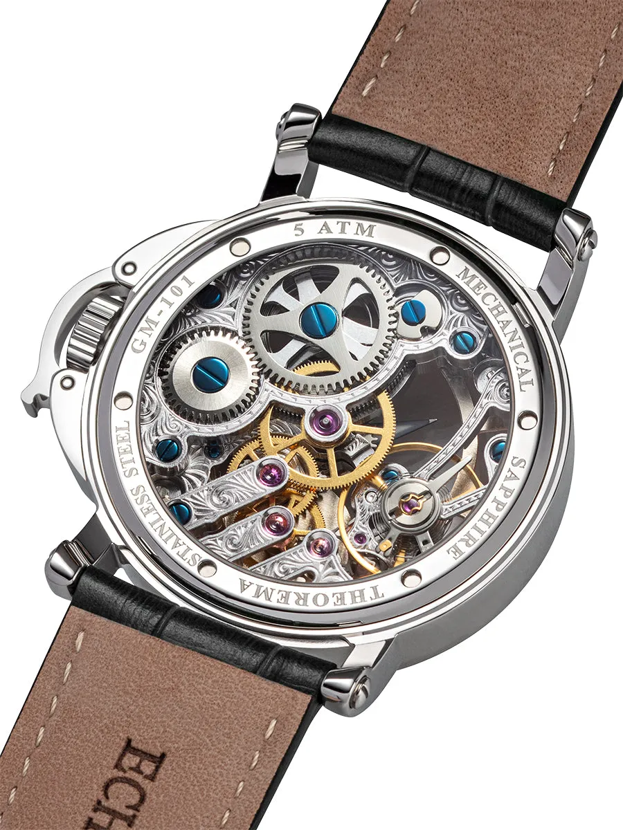 Casablanca Theorema - GM-101-2 | Silver | mechanical watch by Theorema, Germany