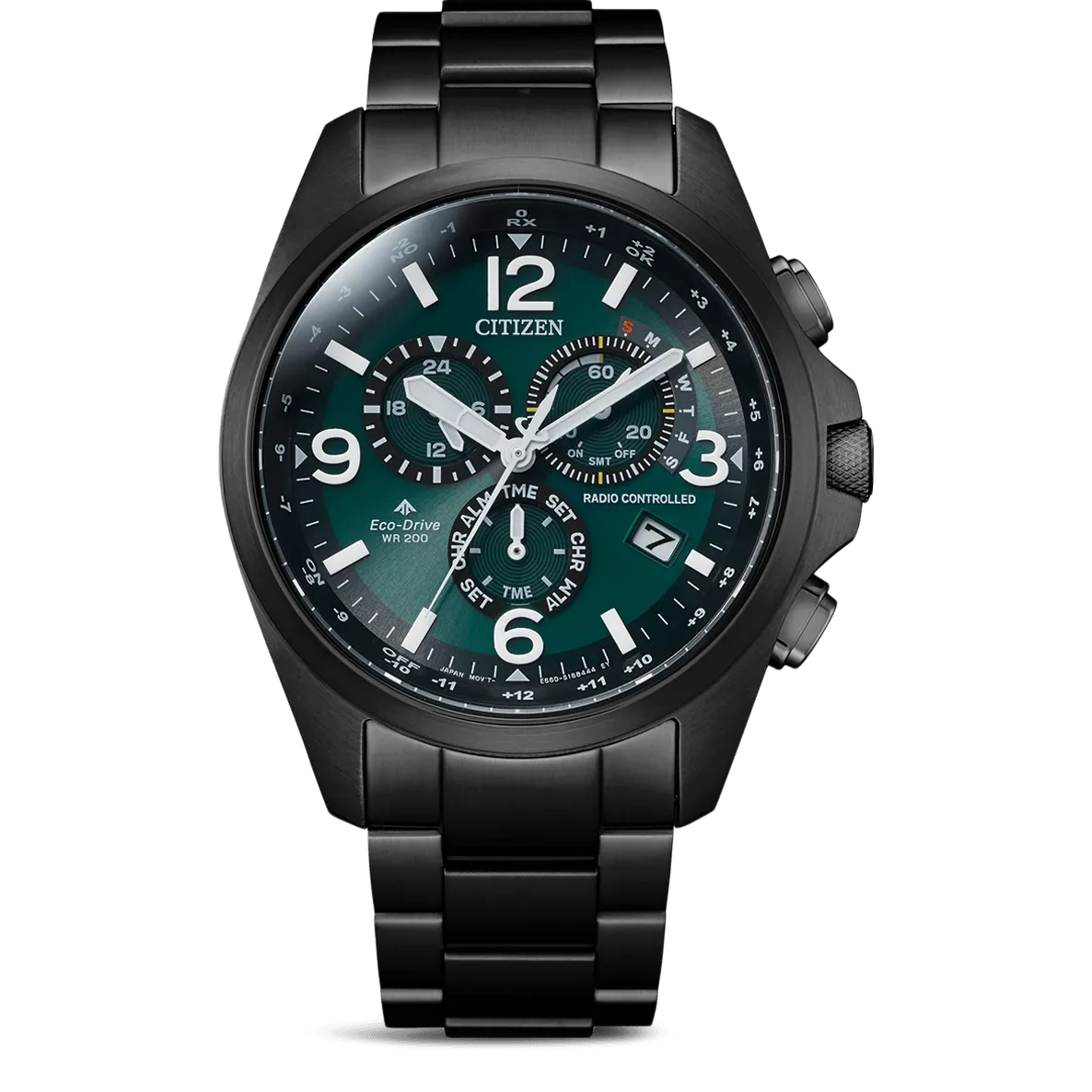 Citizen Eco-Drive Radio Controlled Green Men's Watch CB5925-82X
