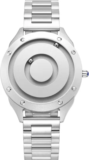 EUTOUR Ladies Watch Wristwatch, Magnetic Watches Fancy Minimalist Unisex Watches Swiss Quartz Watch with Stainless Steel/Leather 36mm dial