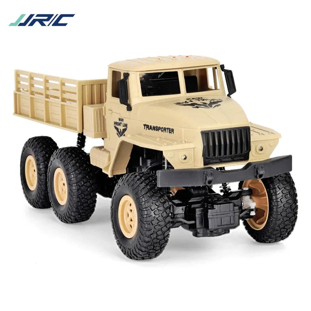 JJRC 1/18 Rc Car Off-Road 4x4 2.4G Radio Controlled Car Military Electric Machine 10Km/h Rc Buggy Children's Cars Toys for Boys