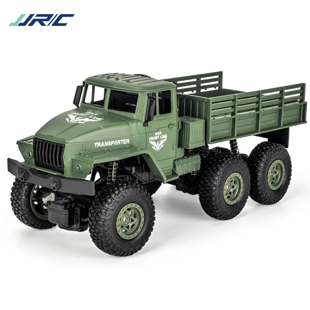 JJRC 1/18 Rc Car Off-Road 4x4 2.4G Radio Controlled Car Military Electric Machine 10Km/h Rc Buggy Children's Cars Toys for Boys