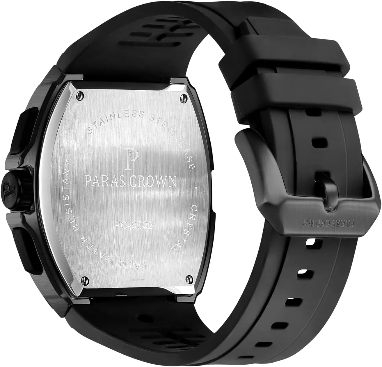 Mens Watches Analog Quartz Luxury 50M Waterproof Tonneau Watches for Men Japanese Movement Stainless Steel Case Luminous Sport Watch