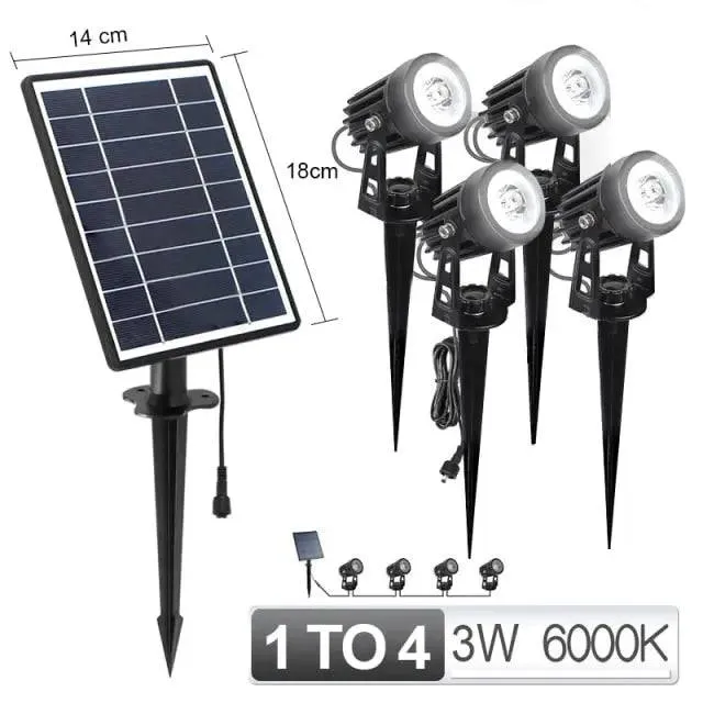 Outdoor Solar Landscape Light LED Waterproof Automatic On/Off for Wall Light Garden Patio Lawn Lamp