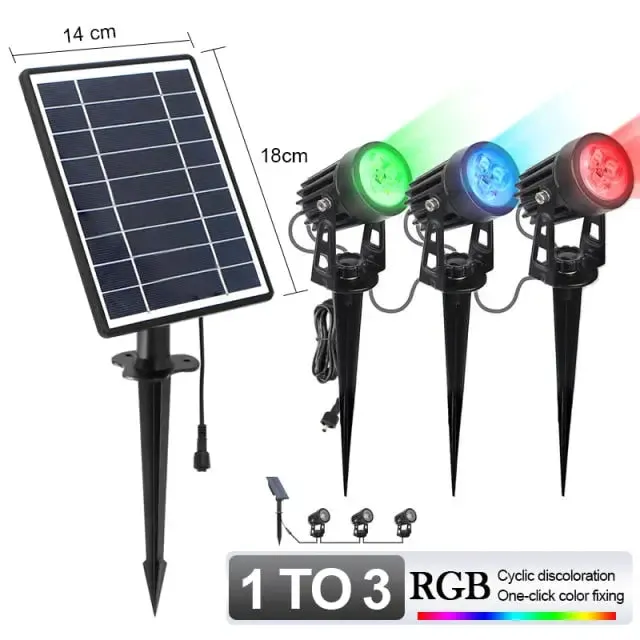 Outdoor Solar Landscape Light LED Waterproof Automatic On/Off for Wall Light Garden Patio Lawn Lamp