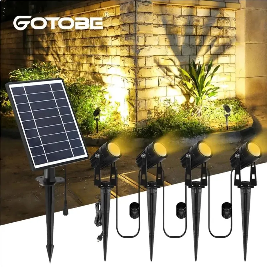 Outdoor Solar Landscape Light LED Waterproof Automatic On/Off for Wall Light Garden Patio Lawn Lamp