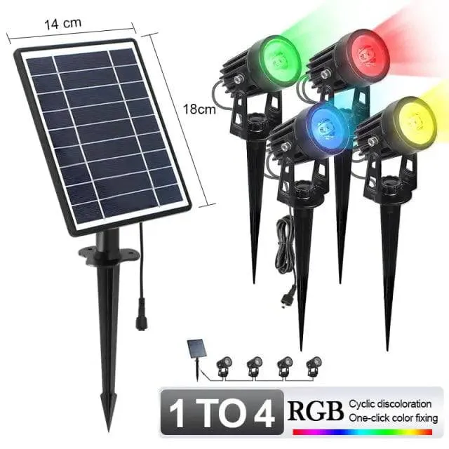 Outdoor Solar Landscape Light LED Waterproof Automatic On/Off for Wall Light Garden Patio Lawn Lamp