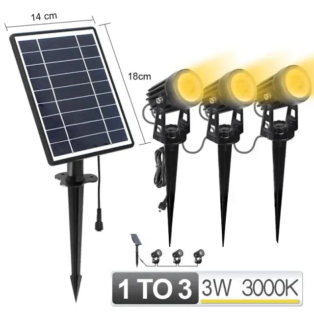 Outdoor Solar Landscape Light LED Waterproof Automatic On/Off for Wall Light Garden Patio Lawn Lamp