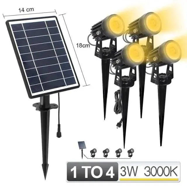 Outdoor Solar Landscape Light LED Waterproof Automatic On/Off for Wall Light Garden Patio Lawn Lamp