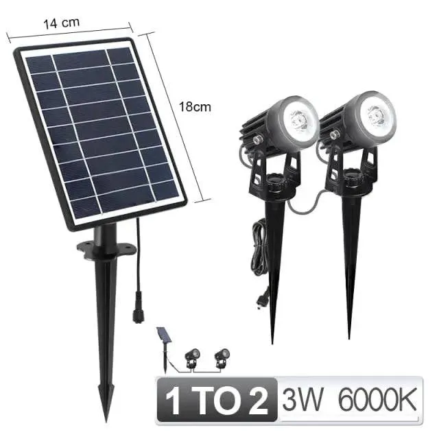 Outdoor Solar Landscape Light LED Waterproof Automatic On/Off for Wall Light Garden Patio Lawn Lamp