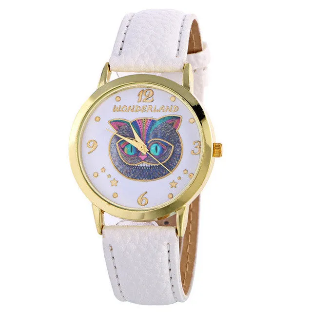 Sale Girl Quartz Watch Clock Women Leather Owl Casual Dress Women's Christmas Wristwatch Cool Watches Unique Watches Gift Idea