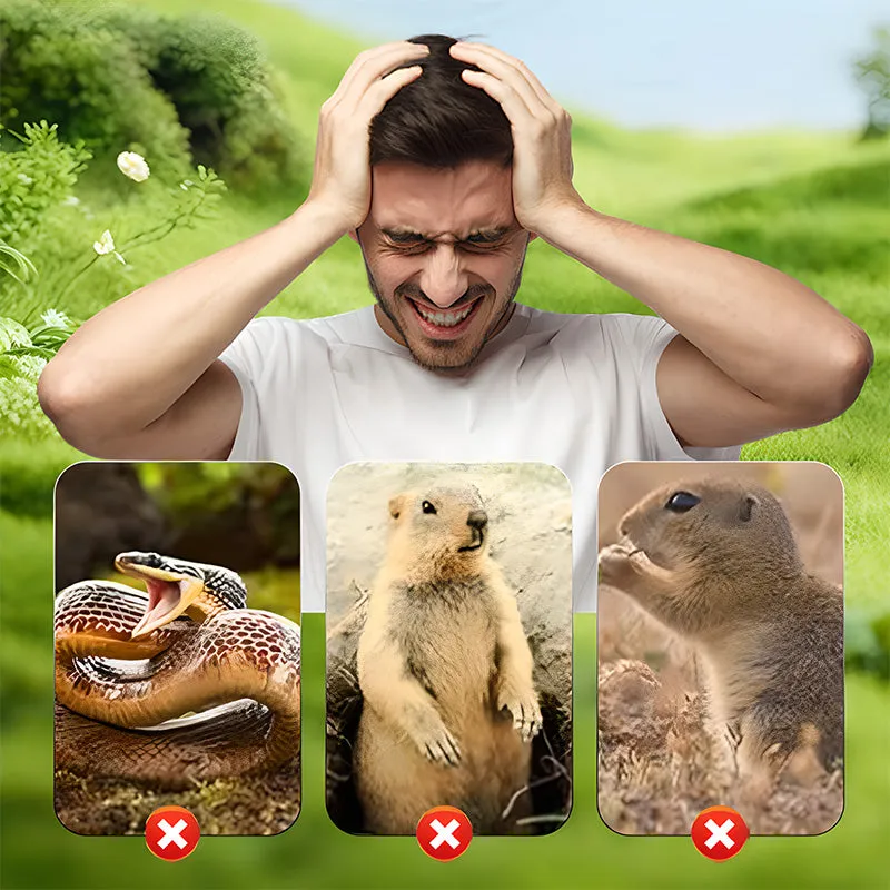 Spring Sale 50% OFF Solar Powered Waterproof Screw Mole Repellent